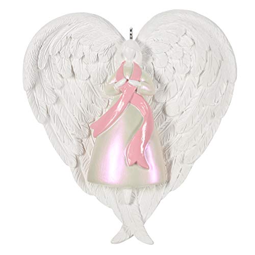 Product Cover Hallmark Keepsake Christmas Ornament 2019 Year Dated Angel of The Heart Supporting Susan G. Komen
