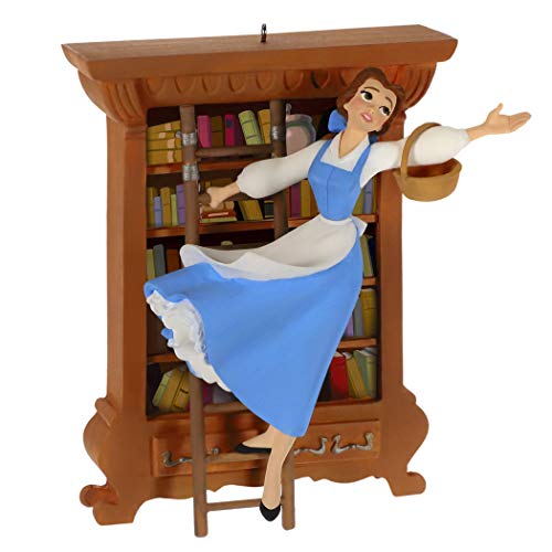 Product Cover Hallmark Keepsake Christmas Ornament 2019 Year Dated Disney Beauty and The Beast Bonjour Belle with Books
