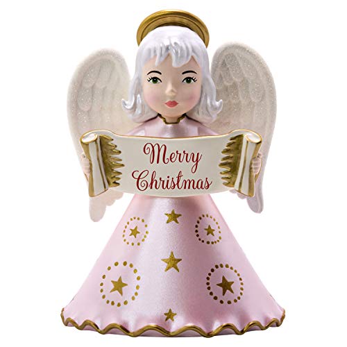 Product Cover Hallmark Keepsake Ornament 2019 Year Dated Heirloom Angels Merry Christmas