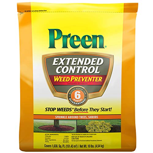 Product Cover Preen 2464221 Extended Control Weed Preventer, 10 lb. -Covers 1,630 sq. ft