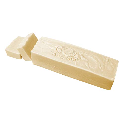 Product Cover Organic Goat's Milk Soap Loaf - Cut Into 8 to 10 Soap Bars - Natural Ingredients - Hypoallergenic - 2 Pound Block