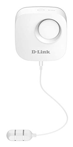 Product Cover D-Link Wi-Fi Water Leak Sensor and Alarm, App Notifications, Battery Powered, Smart No Hub Required (DCH-S161-US)