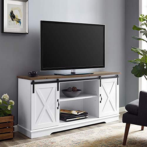 Product Cover Walker Edison WE Furniture AZ58SBDSW TV Stand 58