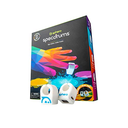 Product Cover Sphero Specdrums (2 Rings) App-Enabled Musical Rings with Play Pad Included - Create Sounds, Loops, Beats for Musicians of Any Skill Level - STEAM Educational Music Toy for Kids