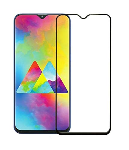 Product Cover Remembrand 9H+ High Definition Edge to Edge Tempered Glass for Samsung Galaxy M20 (Pack of 1, Black, Full Glue)