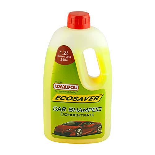 Product Cover Waxpol Ecosaver Car Shampoo Concentrate - 1.2 L(for Bucket, Foam & Snow Foam Wash)