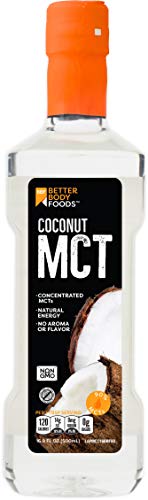 Product Cover BetterBody Foods' Coconut 90% MCT Oil - Keto-Friendly - C8 & C10 - Gluten Free - 16.9 oz