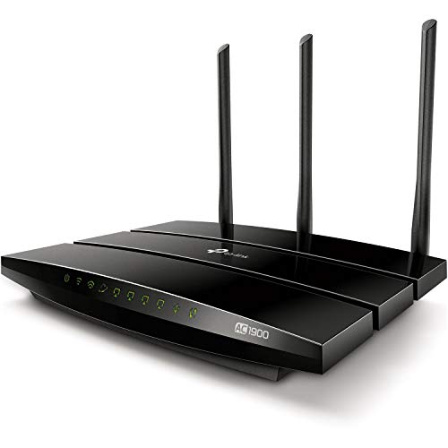 Product Cover TP-Link AC1900 Smart WiFi Router - High Speed MU- MIMO Router, Dual Band, Gigabit, VPN Server, Beamforming, Smart Connect, Works with Alexa (Archer A9), Black