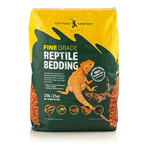 Product Cover Critters Comfort Coconut Reptile Bedding Organic Substrate - Fine, 21 Quarts