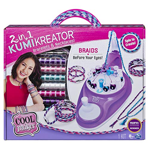Product Cover Cool MAKER 2-in-1 KumiKreator Necklace & Friendship Bracelet Maker Activity Kit for Kids Ages 8 & Up