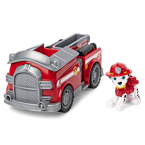 Product Cover Paw Patrol, Marshall's Fire Engine Vehicle with Collectible Figure, for Kids Aged 3 & Up