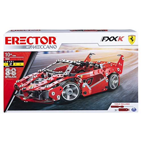 Product Cover Meccano Erector, Ferrari FXX-K, S.T.E.A.M. Model Building Kit, for Ages 10 and Up