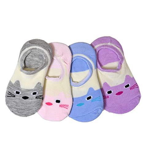 Product Cover Clastik Unisex Kids Cotton Socks (Multicolour, 5-10 Years) (Set of 4)
