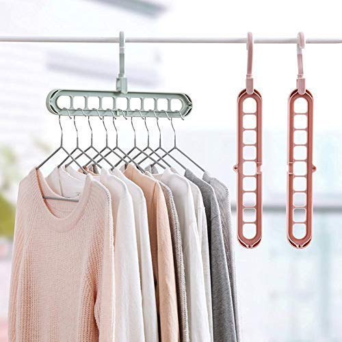Product Cover Premsons® Multi Functional Clothes Hanger Holder Portable Anti-Slip Storage Rack Space Saving Hook for Garment Drying (Colours May Vary) (Pack of 1)