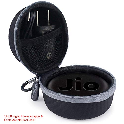 Product Cover Gizga Essentials G23 Jio Dongle Case for JioFi 4G JMR815 WiFi Hotspot (Black)