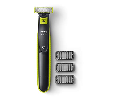 Product Cover Philips QP2525/10 OneBlade Hybrid Trimmer and Shaver with 3 Trimming Combs (Lime Green)