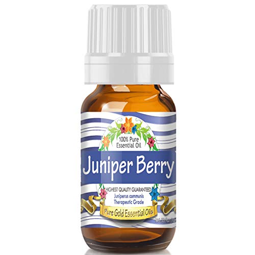 Product Cover Pure Gold Juniper Berry Essential Oil, 100% Natural & Undiluted, 10ml