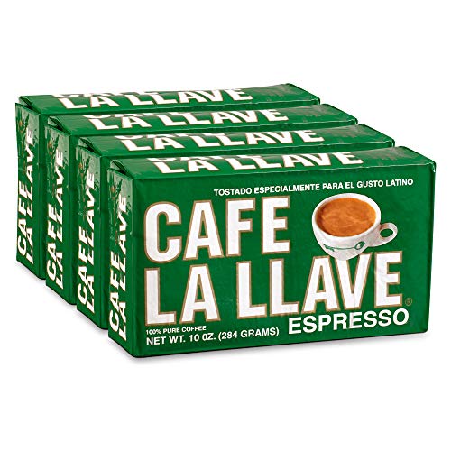 Product Cover Café La Llave Espresso Coffee, Dark Roast (4 x 10 Ounce Bricks)