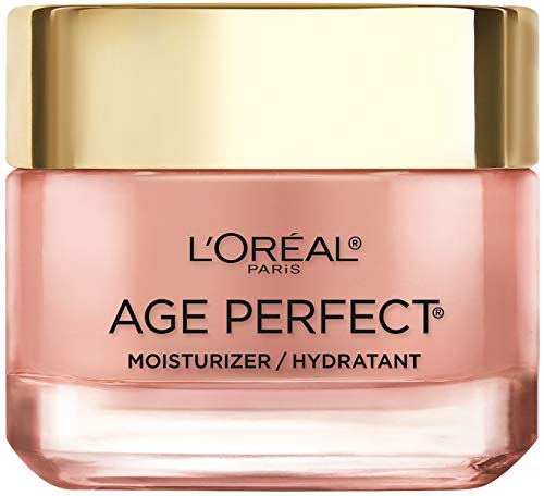 Product Cover Face Moisturizer by L'Oreal Paris Skin Care, Age Perfect Cell Renewal Rosy Tone Face Moisturizer with LHA and Imperial Peony, Anti-Aging Day Cream for Face, Non-greasy, 2.55 Ounce