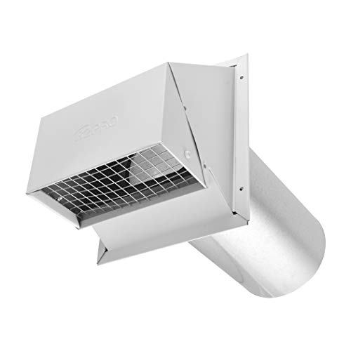 Product Cover Imperial VT0503 6-Inch Heavy-Duty Outdoor Exhaust Vent with Intake Hood Conversion, 1-Pack