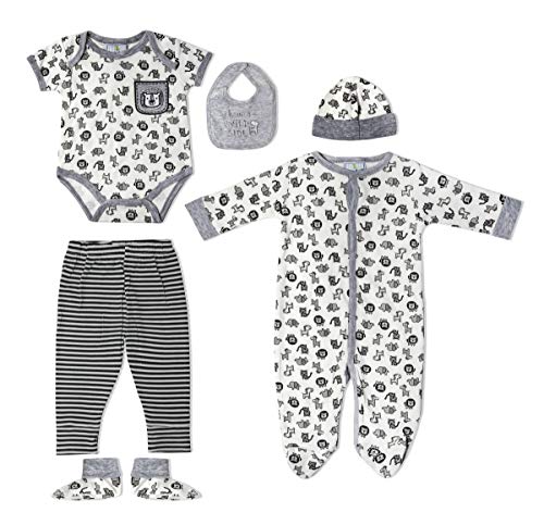 Product Cover Layette Set, 6 Piece Baby Essentials for Newborn Unisex Gift Boys and Girls