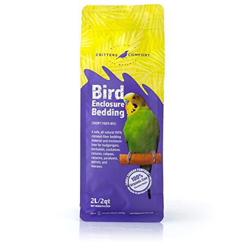 Product Cover Critters Comfort Bird Bedding & Nesting Material Natural Coconut Fiber - 2Quart | 2Liters