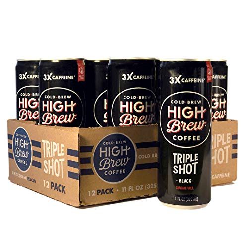 Product Cover High Brew Cold Brew Coffee Black Triple Shot, 11 Ounce Can (12 Count)