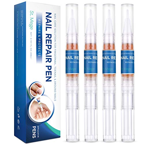 Product Cover St. Mege Fungus Nail Repair Pen, Natural Fungal Nail Care Solution for Fingernails and Toenails, Perfect for Strengthening Unhealthy Nails, 4 Pens