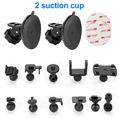 Product Cover Dash Cam Suction Cup Mount - for AUKEY, Crosstour, TOGUARD, APEMAN, YI 2.7