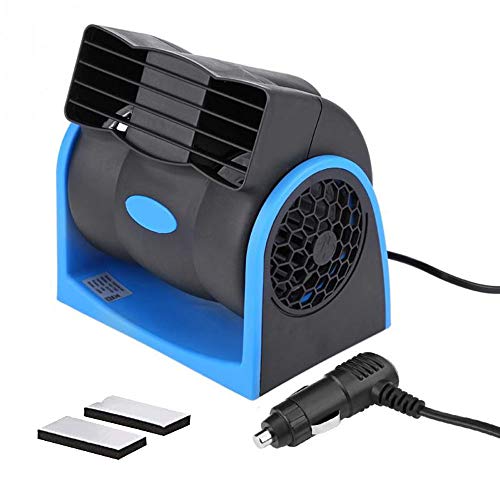 Product Cover HITOPTY 12v Electric Car Dash Fan with Cigarette Lighter Plug for Auto Sedan Vehicle Pickup Van