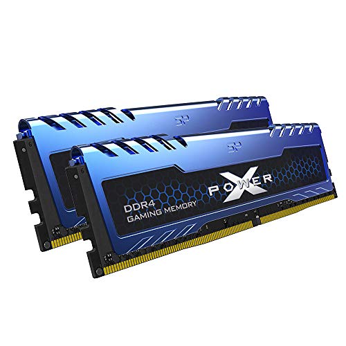 Product Cover Silicon Power 16GB (8GBx2) XPOWER Turbine Gaming DDR4 3200MHz (PC4 25600) 288-pin CL16 1.35V UDIMM Desktop Memory Module - Low Voltage (SP016GXLZU320BDA)