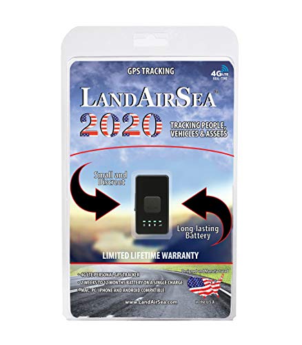 Product Cover LandAirSea 2020 Real-Time 4G LTE GPS Tracker for Personal, Vehicle and Asset Location Tracking (USA Version) - Monthly Subscription Required