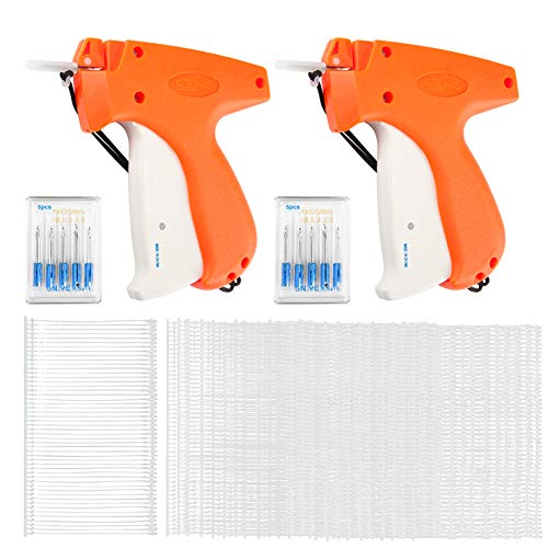 Product Cover Molliy Clothes Tagging Gun Kit Price Tag Gun for Clothing(2 Pack) 5000 2 Inch Attachments and 10 Needles,Orange ...