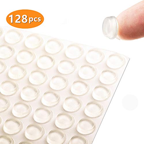 Product Cover Clear Cabinet Door Drawer Bumpers Pads 128PCS 1/2
