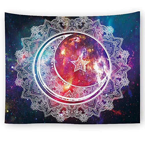 Product Cover PHNAM Bohemian Tapestry Wall Hanging Dream Catcher Colorful Mandala Bedding Beach Tapestries 59 × 79 Inches Extra Large for Bedroom Dorm Living Room Wall Art Decor Home