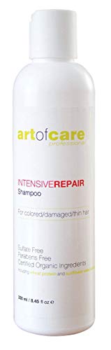 Product Cover ONC artofcare INTENSIVEREPAIR Sulfate-Free Shampoo 8.45 fl. oz. (250 mL) For Colored/Damaged Hair, Ideal for Thin/Medium Hair, Safe for Color Treated Hair, Paraben-Free, Low pH