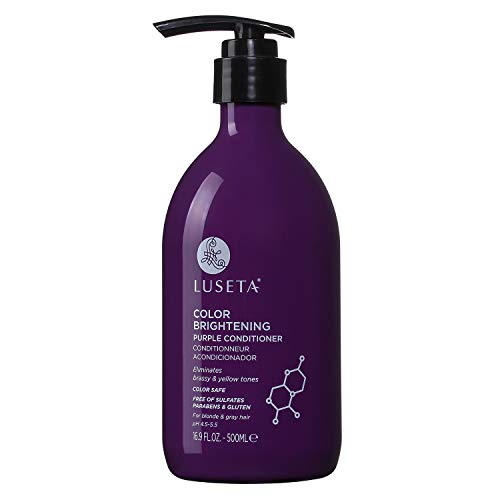 Product Cover Luseta Purple Conditioner Protects, Balances and Tones the Bleached, Color Treated, Silver, Brassy and Blonde Hair, Sulfate & pareteen Free, 500ml