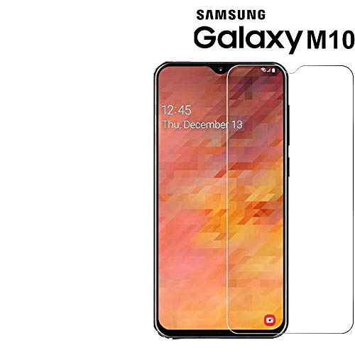 Product Cover FASHIONISTA 0.3mm Tempered Glass for Samsung Galaxy M10 - Transparent (Slightly Smaller Due to Curved Edges) -Pack 1