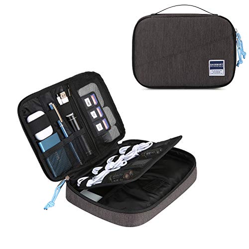 Product Cover BAGSMART Electronics Organizer Double-Layer Travel Cable Organizer Cord Organizer Bag Accessory Organizer Storage Bag for 7.9