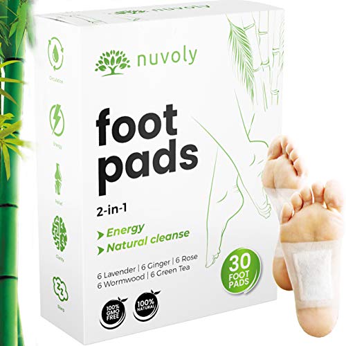 Product Cover Foot Pads, 30 Pack, All Natural and Organic Formula, Upgraded 2 in 1 Patches