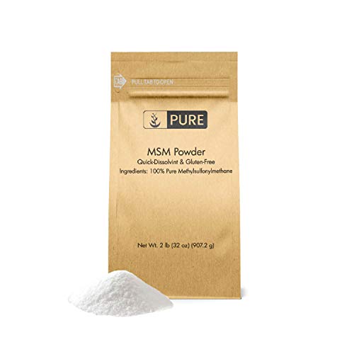 Product Cover Pure Organic Ingredients Methylsulfonylmethane MSM Powder (2 lbs, ½ TSP per Serving), 100% Pure, May Support Joint & Connective Tissue Health, Respiratory & Digestive System Support