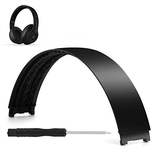 Product Cover Matter Black Replacement Top Headband Cushion Repair Parts, Compatible with Beats Studio 2.0 Wireless/Wired Headphone and Beats Studio 3.0 Over-Ear Headphone Only,with Screwdriver