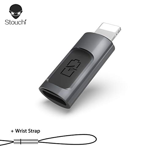 Product Cover Stouchi iOS to USB C Adapter Type C (Female) to iOS (Male) Adapter USB C Adapter Compatible for iPad, iPhone X/ 8/7 Plus /6 Plus/5/5s Fast Charging Max Output 5V 2.4A by USB C Power Adapter