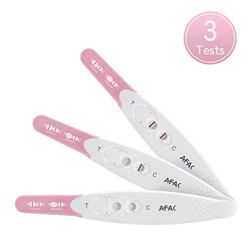 Product Cover AFAC Pregnancy Test, 3 Pregnancy Tests with HCG Pregnancy Test Strips, Early Detection Pregnancy Test Kit, 2 Big Result Windows, Over 99% Accurate