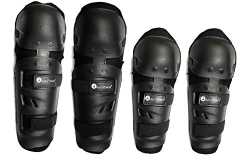 Product Cover AutoPowerz Knee and elbow Protector for bikers (Pack of 4 Pcs)