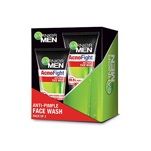 Product Cover Garnier Men Acno Fight Anti-Pimple Facewash, Pack of 2, 200g