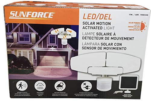 Product Cover Sunforce Solar Motion Security Light Led/Del, Orange