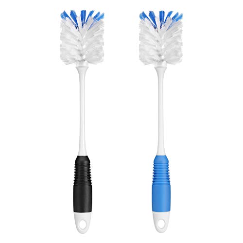 Product Cover Amazer Bottle Cleaning Brush, Comfortable Grips Bottle Brush Water Bottle Brushes with Long Handle, 2-Pack