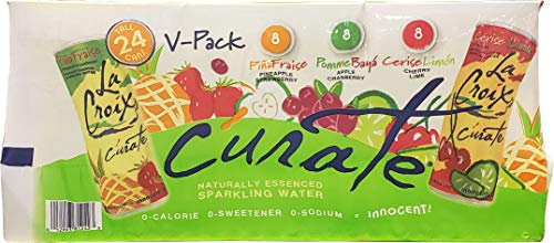 Product Cover La Croix Curate Variety Pack of Sparkling Water 24 Cans 12 Oz Net Wt 288 Fl Oz, 288 fl. oz.