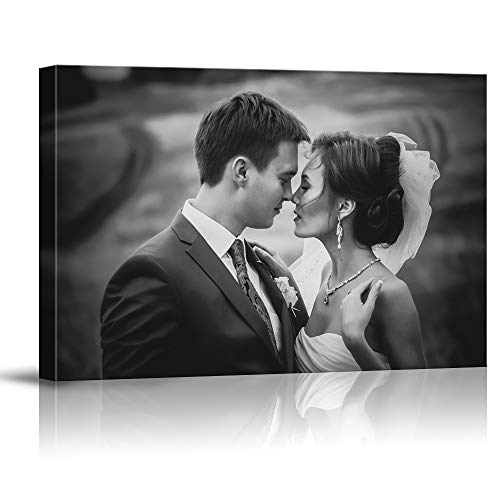 Product Cover SIGNFORD Custom Canvas Prints, Wedding Photos Personalized Poster Wall Art with Your Photos Framed Digitally Printed - 8